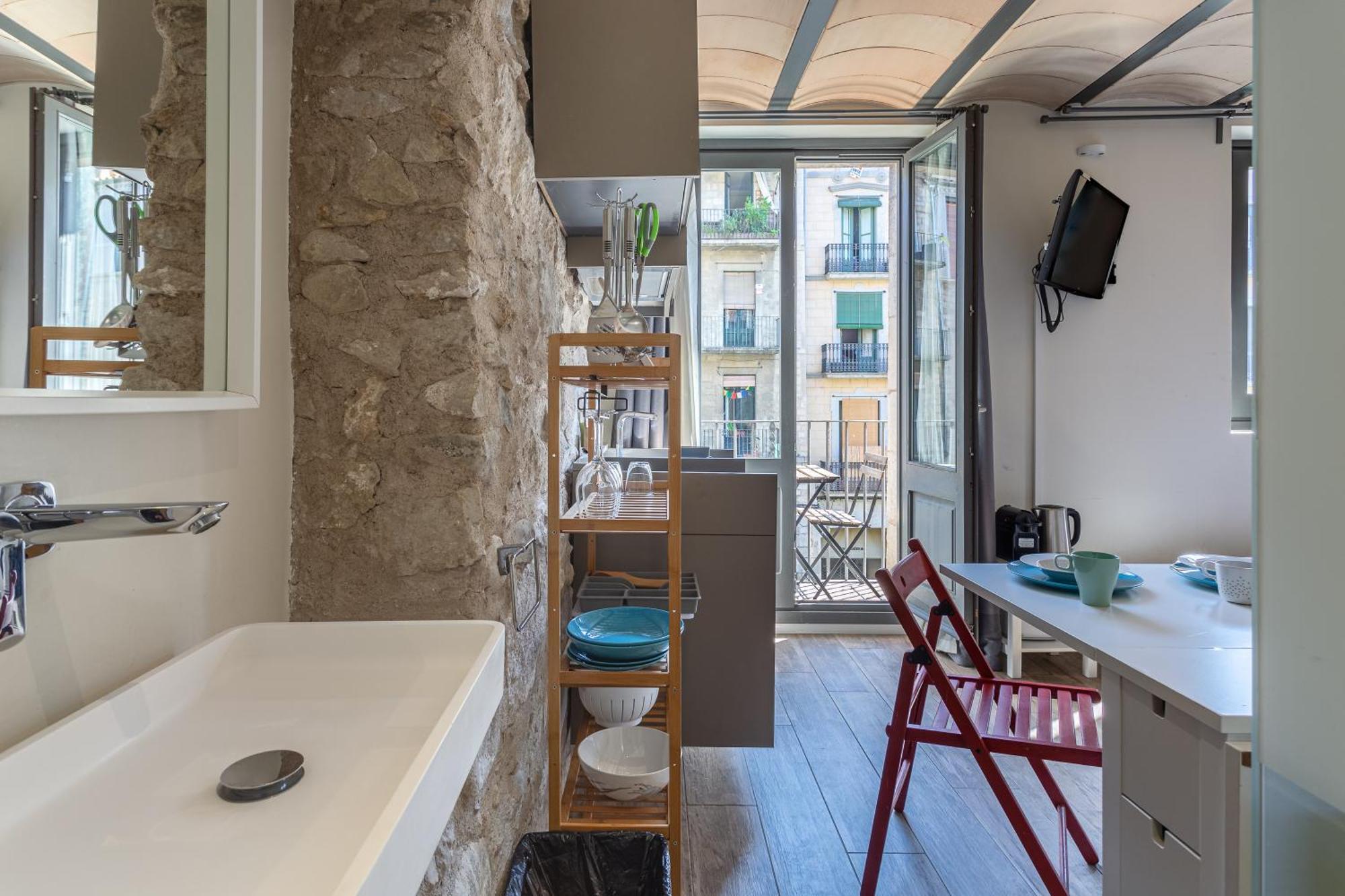 Apt 5 Limon Girona Bagian luar foto
